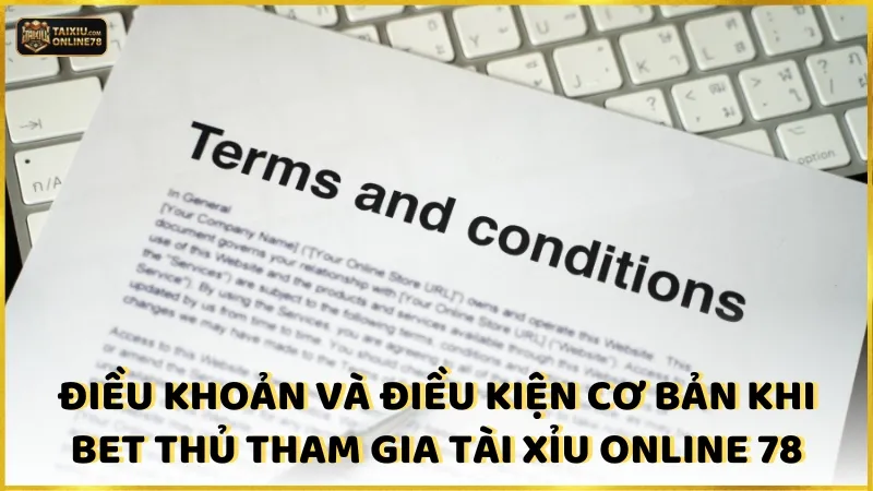 Điều Khoản và Điều Kiện 2 Điều khoản và điều kiện cơ bản khi bet thủ tham gia Tài xỉu online 78