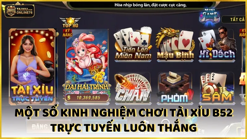 Bí Kíp Vàng Tài Xỉu B52: Đánh Bại Mọi Đối Thủ Trong Tầm Tay! 5 Một số kinh nghiệm chơi tài xỉu b52 trực tuyến luôn thắng